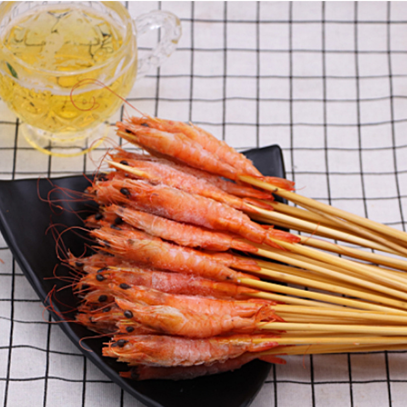 手把虾小串100串冷冻铁板油炸半成品烧烤串网红串烧烤刷锅冷锅串