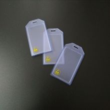 防静电软质厂牌套 防静电工作证 防静电透明卡套 ESD软卡套