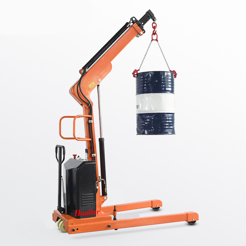 直销yld01全电动单臂吊折叠伸缩悬臂起重机自动吊钩搬运车吊机