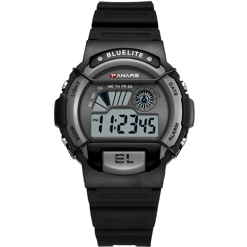 儿童电子表批发防水夜光男孩女孩开学礼物小学生时尚电子表大小款