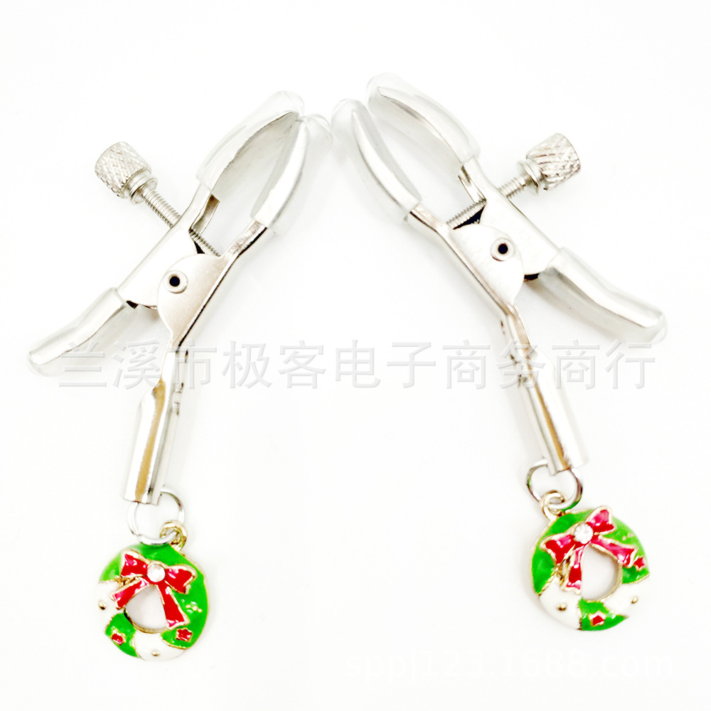 445sm创意蝴蝶结乳夹 成人情趣用品调情玩具 女用咪咪