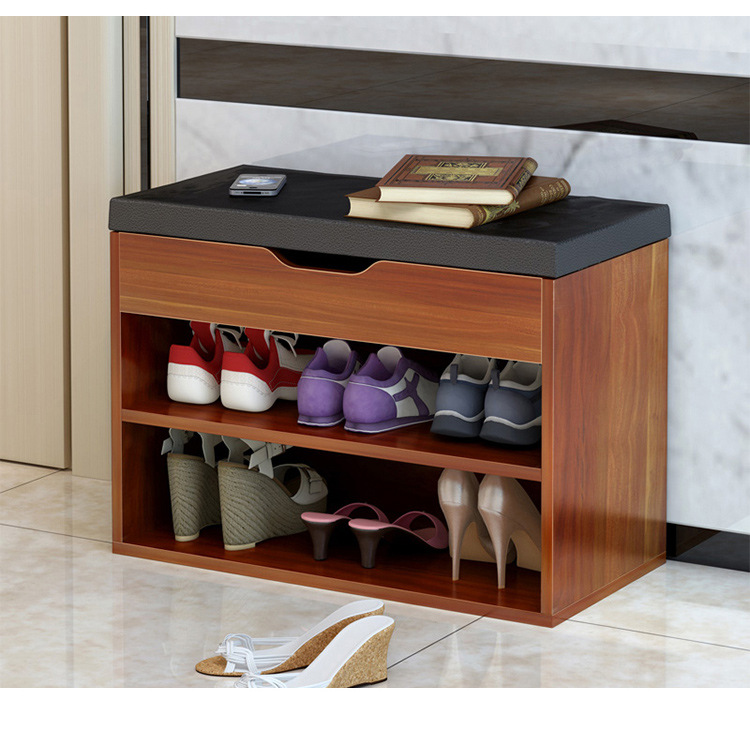 换鞋凳鞋柜坐凳一体家用门口软包坐垫小凳子可坐多功能入户穿鞋凳