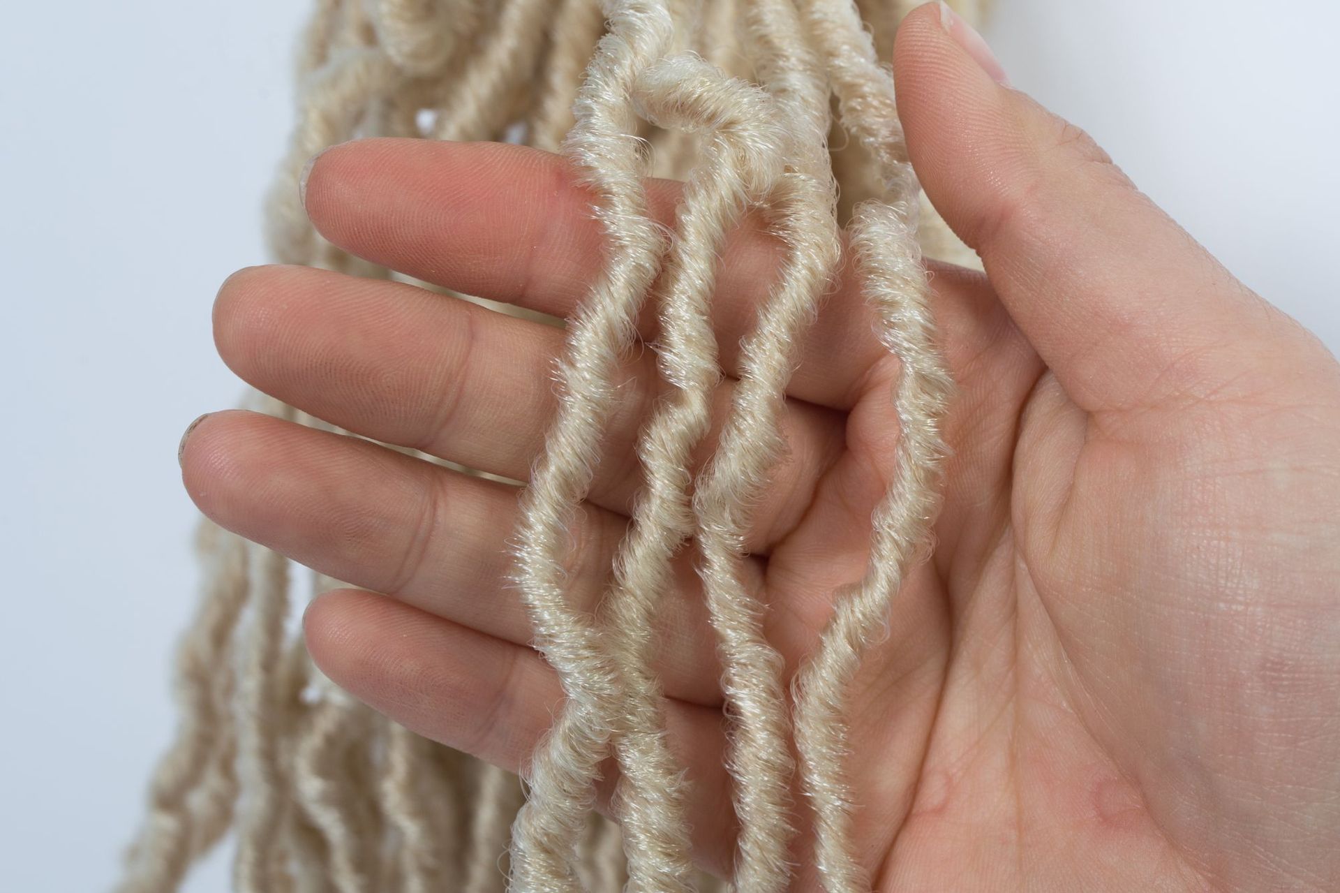 真人假发钩针发发辫多种长度颜色蝌蚪曲假发跨境新款