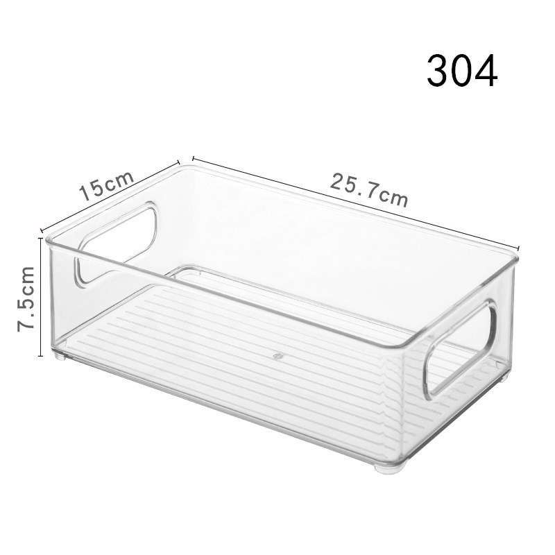 Refrigerator Storage Box Kitchen Drinks Storage Box Refrigerated Drawer Transparent Crisper Organizing Holder Desktop Storage Wholesale