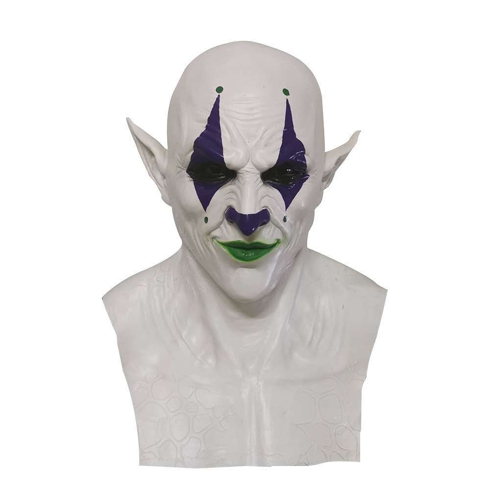 独立站万圣节游戏暗黑圣经堕落天使谎言之王黄色小鬼恶魔面具头套