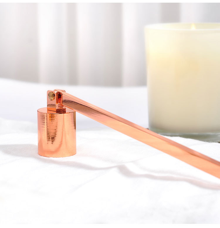 电镀直型灭烛罩diy香薰蜡烛不锈钢简约灭烛器蜡烛罩