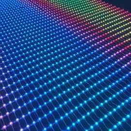 led点光源像素网屏led幕墙网格屏led柔性防水网格屏厂家批发