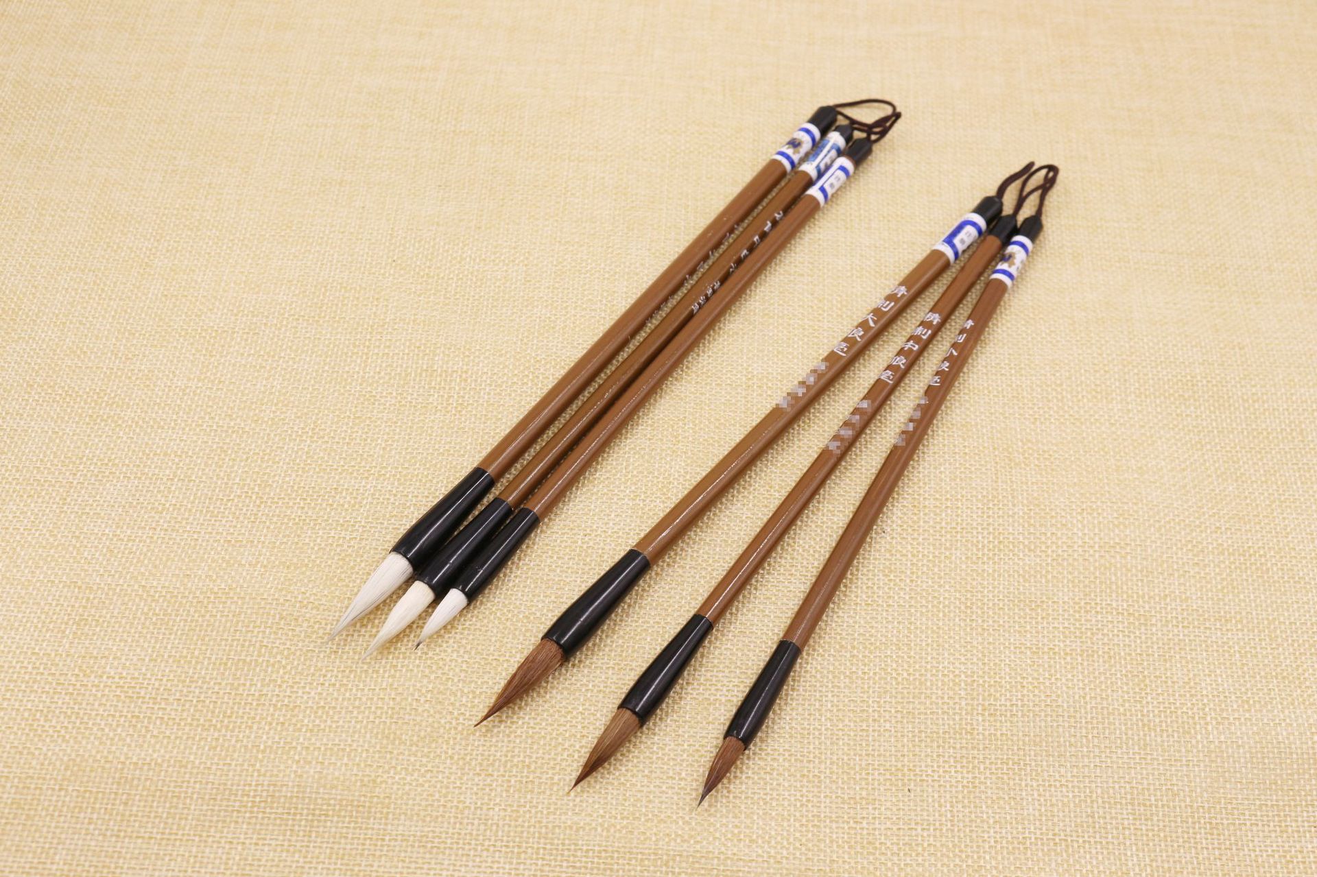 学生毛笔狼毫 白云大中小楷便宜毛笔批发儿童启蒙涂鸦毛笔