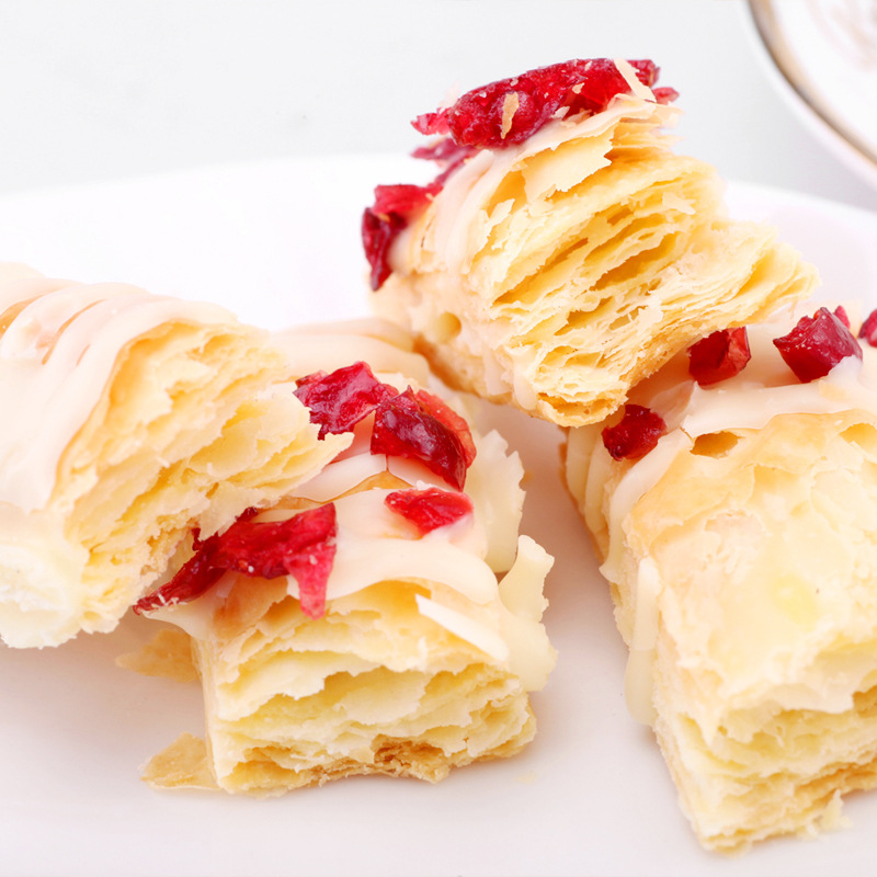 蔓越莓千层塔塔酥 松塔食品网红零食爆品小食oem糕点类代加工批发