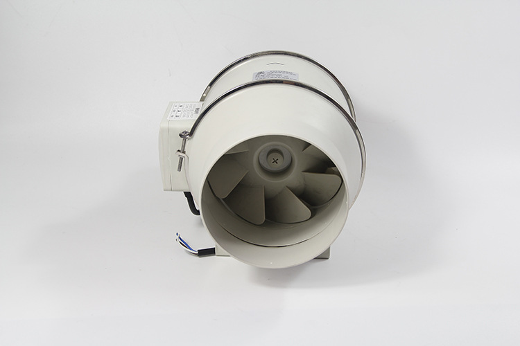 管道风机家庭厨房抽油烟通风换气扇强力静音斜流风机抽风机排风扇