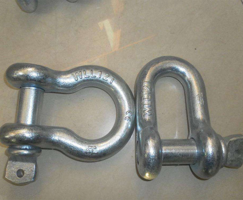 蝴蝶扣吊装扣链条链接扣双环扣 链条卸扣u型吊环链条锁具连接扣