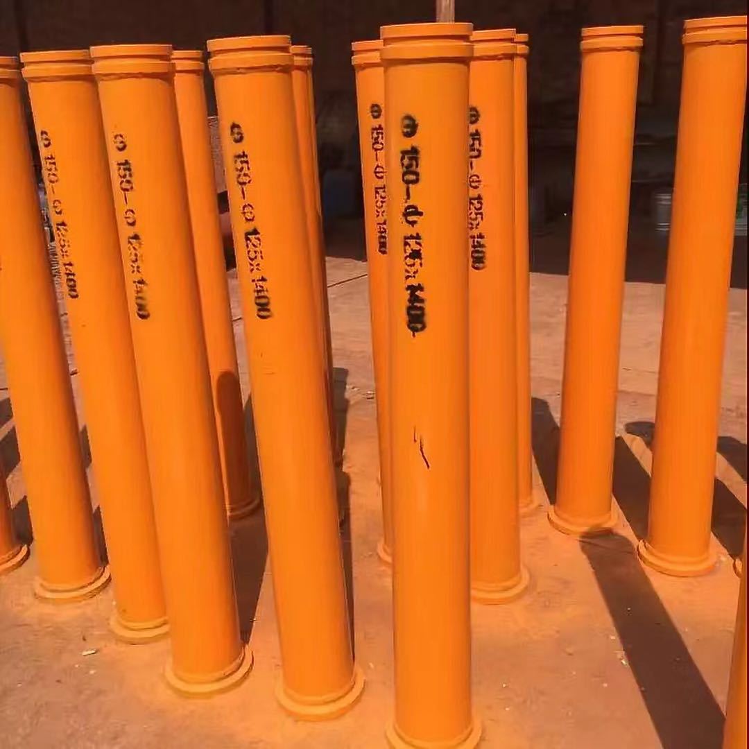 混凝土地泵管125高压低压泵管泵车耐磨管双层合金泵管80砂浆泵管