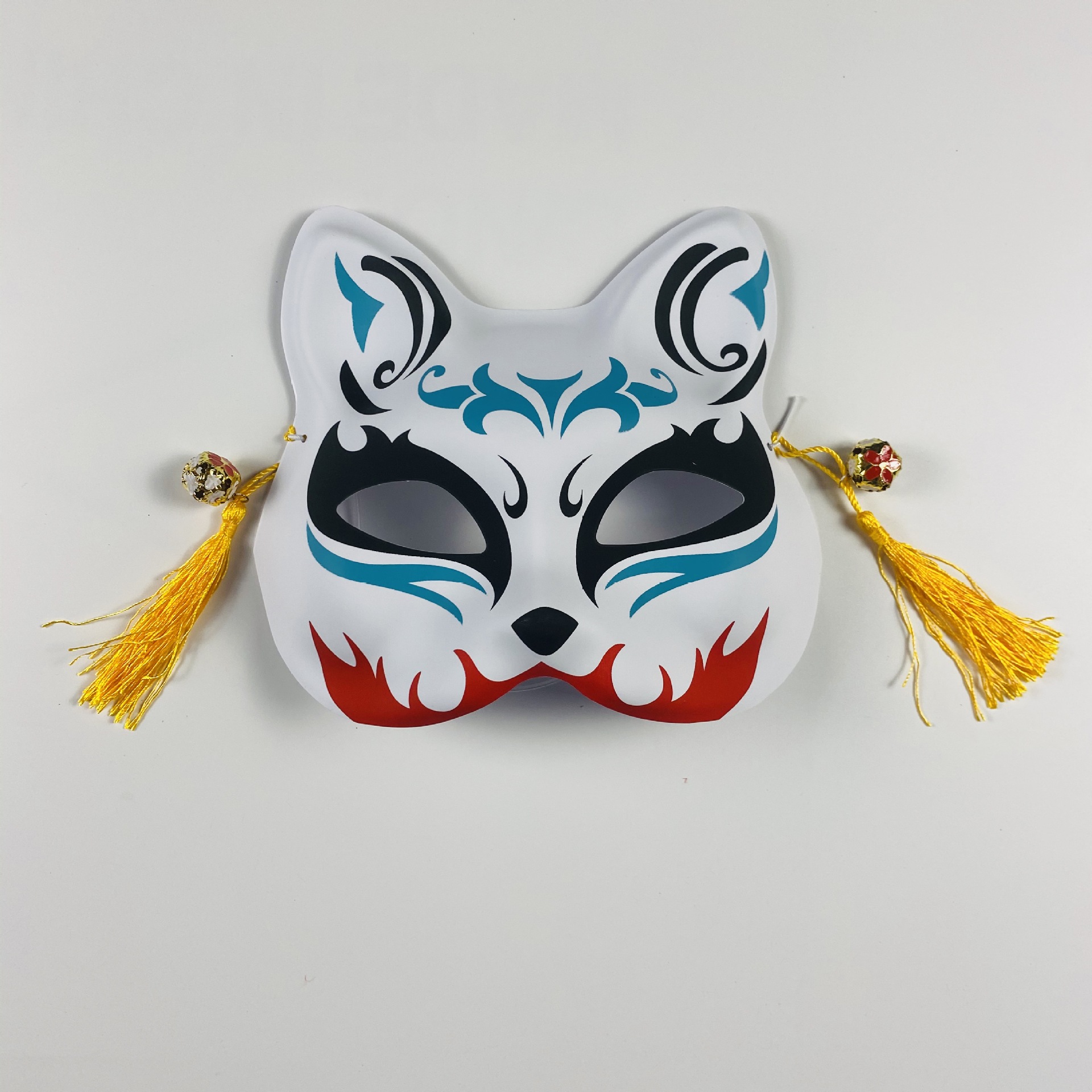 Cat Face Mask Female Fox Mask Female Half Face Antique Mask Hand Painted Anime Secondary Element Cosplay Mask