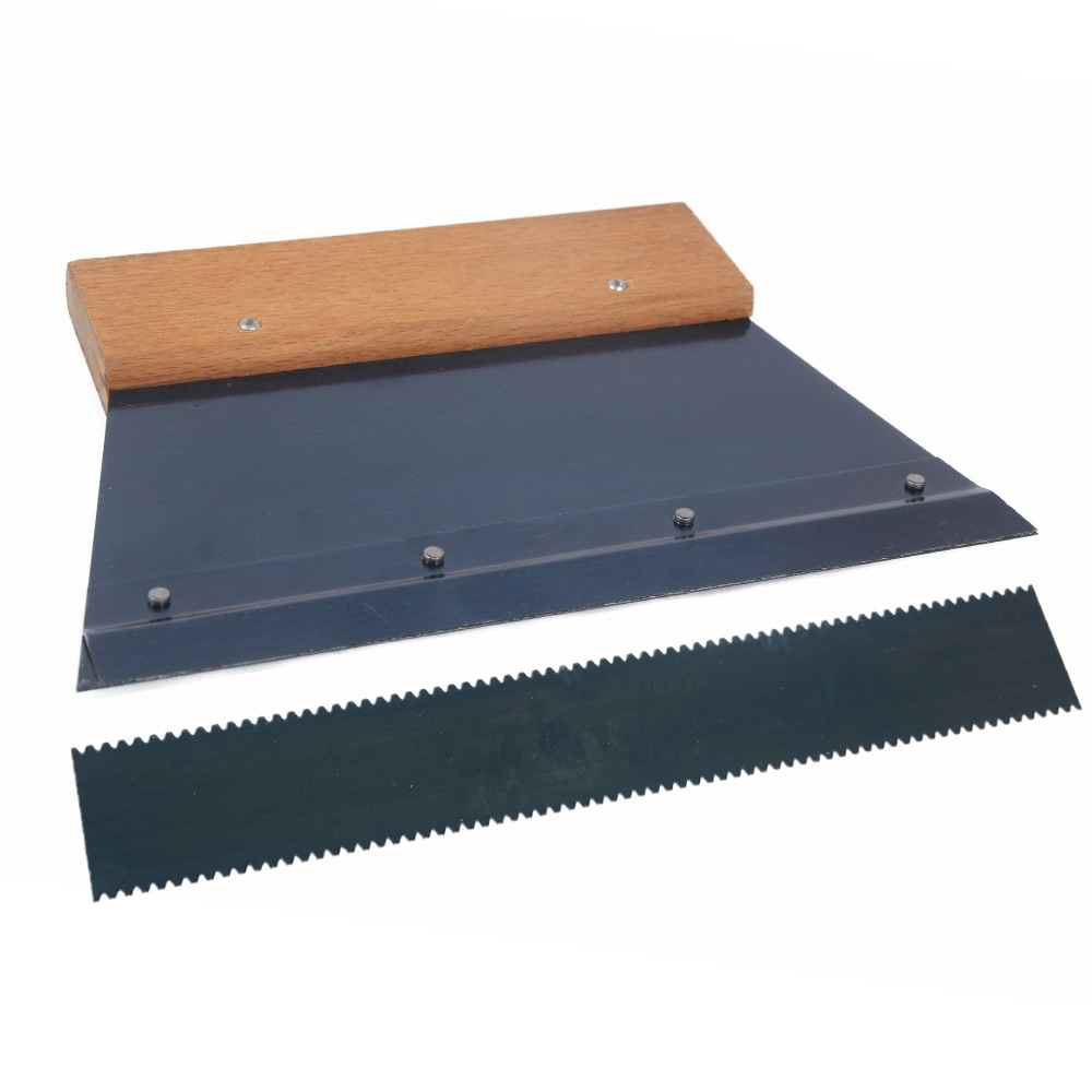 pvc塑胶运动地板胶水专用刮板刮刀工具涂抹刮胶板刮齿刮尺刮胶齿