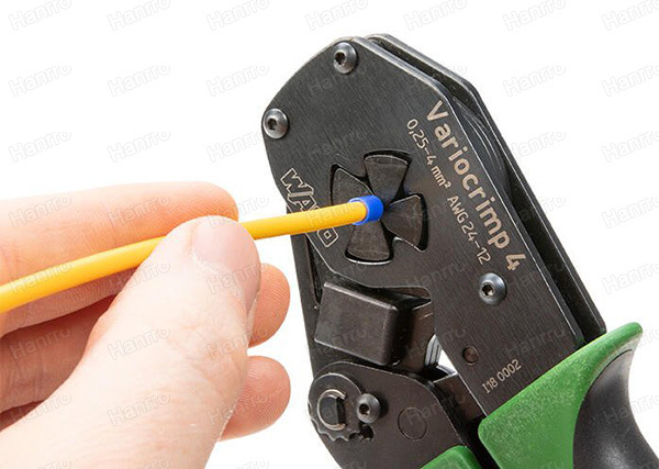 德国wago万可针形端子压线钳206-1204正四边形0.25-4平方