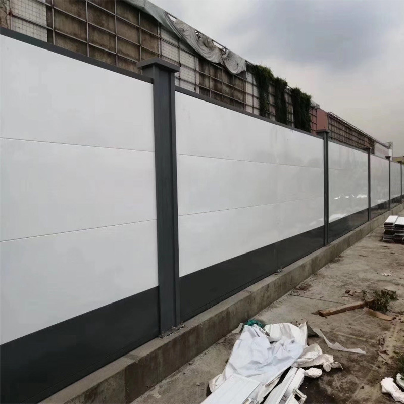 钢结构围挡 现货地铁临时施工地铁围蔽 道路隔离镀锌钢板围挡