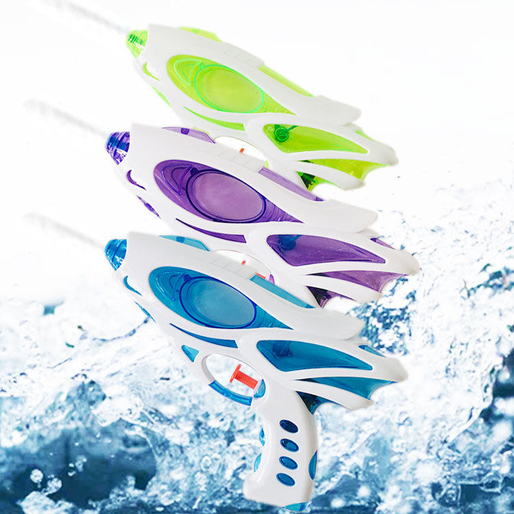 亚马逊热卖款戏水玩具小水枪沙滩户外漂流儿童透明水枪watergun