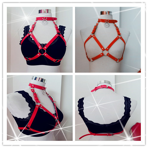 日韩系sm束缚胸带原宿硬妹女生束胸塑身美体饰品酒吧演出百搭