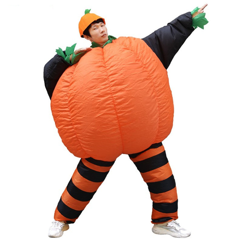 新南瓜充气服年会狂欢节派对膨胀服成人角色扮演聚会用品拍照道具