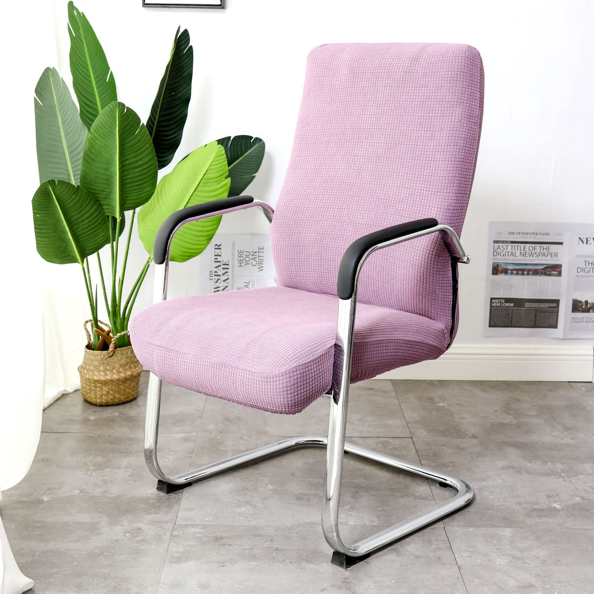 源头厂家批发格纹防水办公椅套电脑转椅子套办公室椅子套弹力椅套