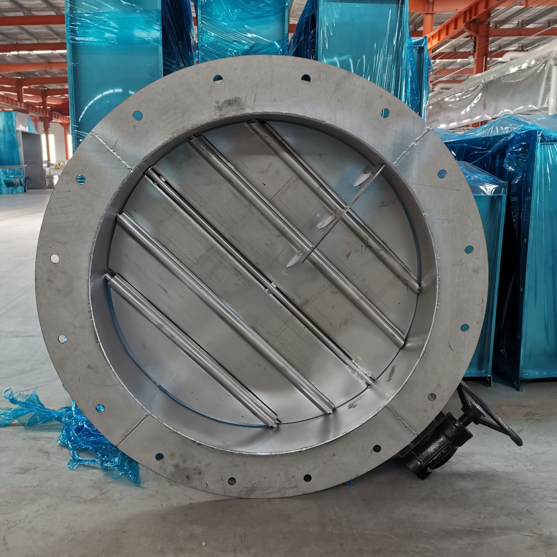 定制 不锈钢蜗轮调节阀 除尘管道工业调节阀 手电动蜗轮调节风阀