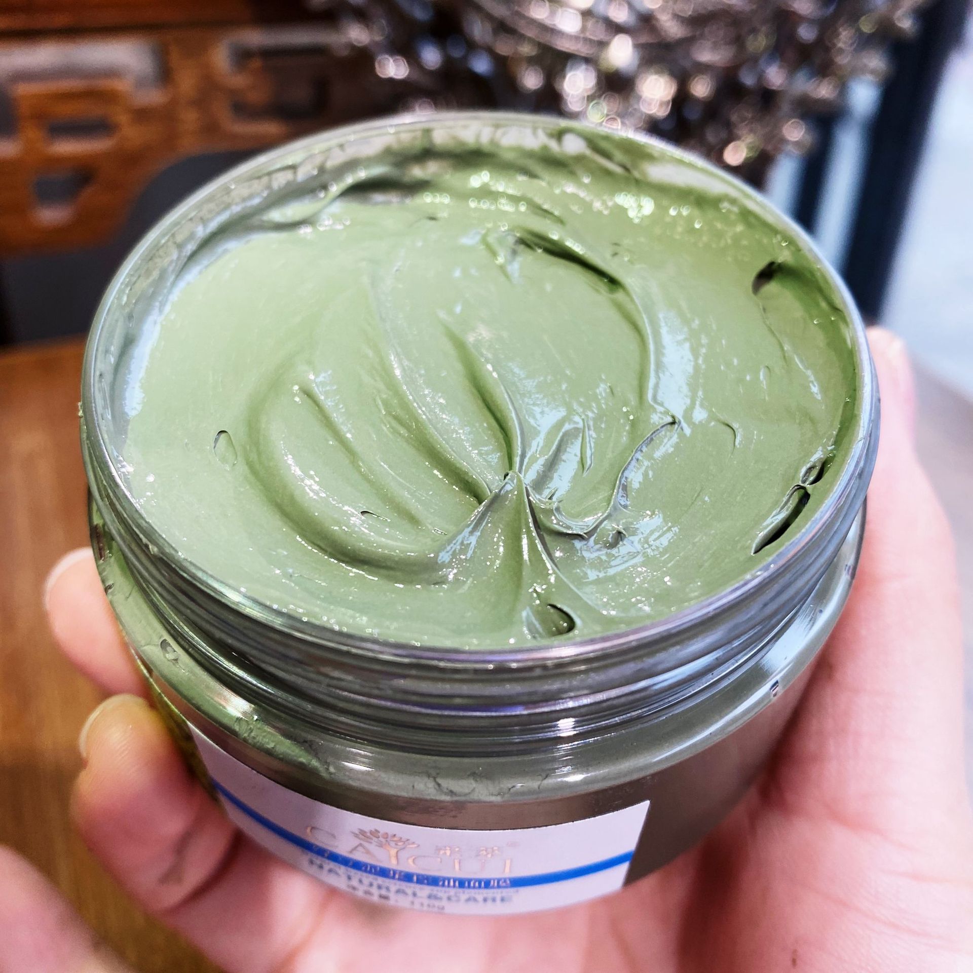 采萃绿豆泥面膜 绿豆泥浆 涂抹式泥膜 有质检报告批发一件代发