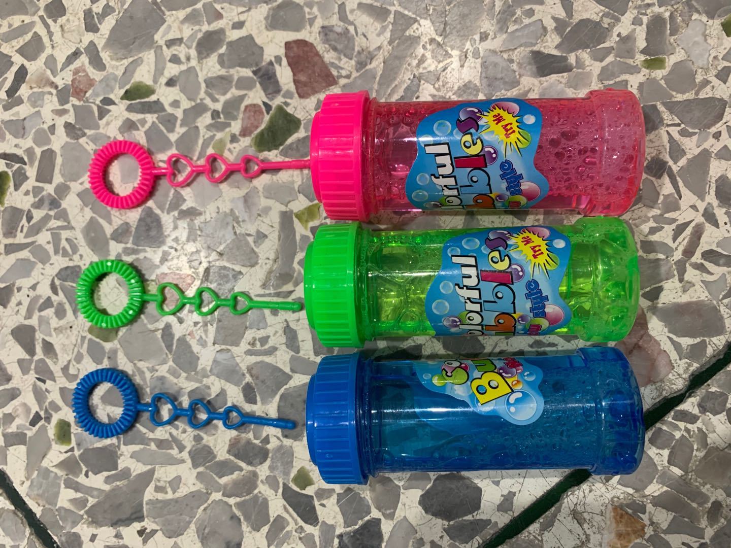 60ml透明瓶泡泡水瓶 带吹杆泡泡水