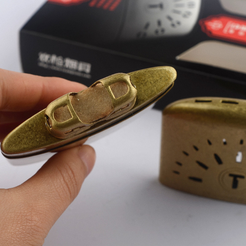 双枪暖手炉金属怀炉触媒全铜暖手宝冬季温暖送礼佳品新年男士预定