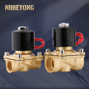 2w铜常闭电磁阀水阀气阀气动开关2分3分4分6分1寸dn08 ac220v