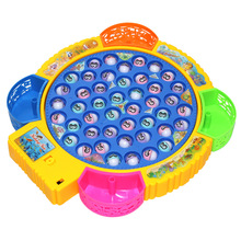 磁性电动钓鱼玩具儿童1-2-3岁玩具男孩女孩宝宝小孩生日礼物