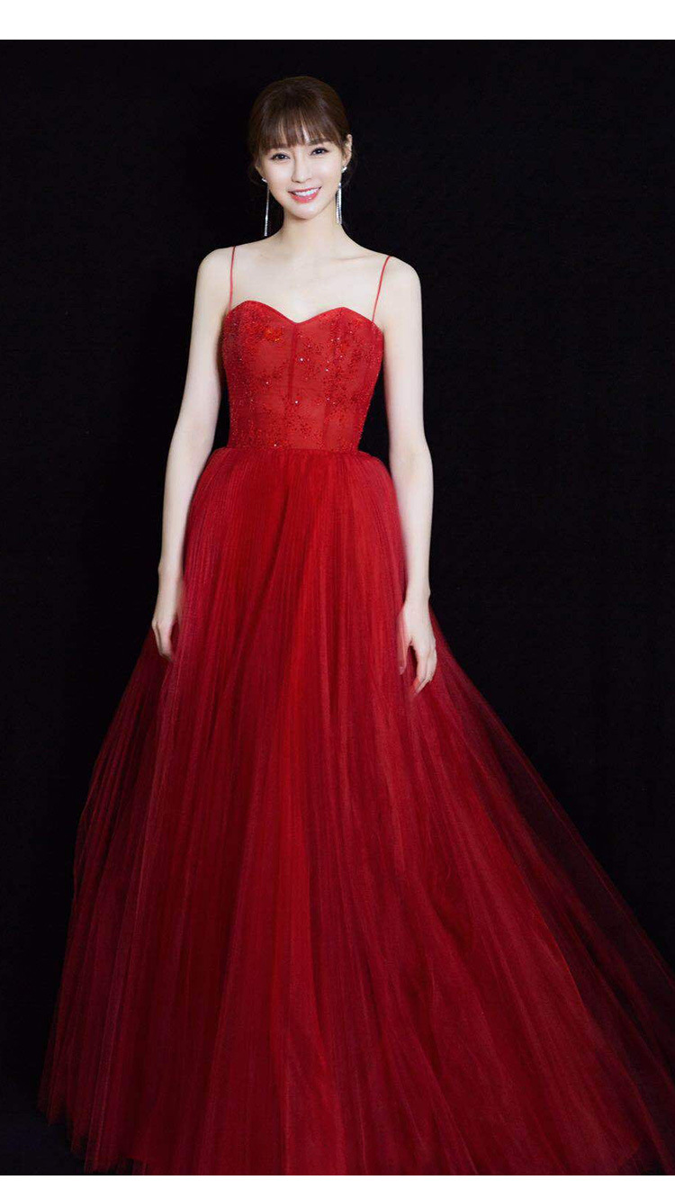 敬酒服新娘2020新款明星高贵优雅晚礼宴会重工名媛礼服长裙