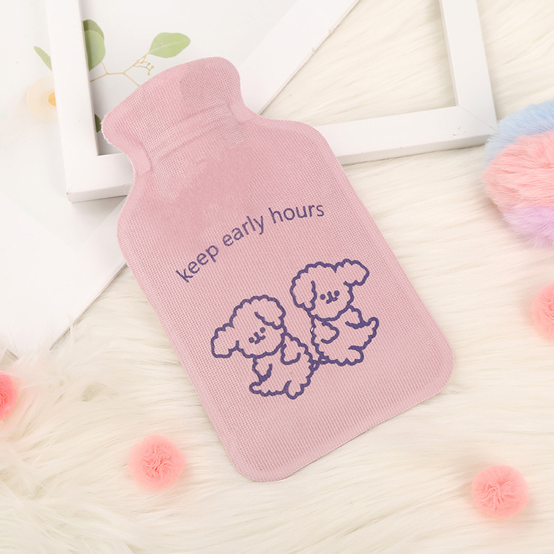 Creative Lamp Wick Plush Hot Water Bag Cartoon Pattern Craft Irrigation Hand Warmer Winter Heating Pad Factory Wholesale