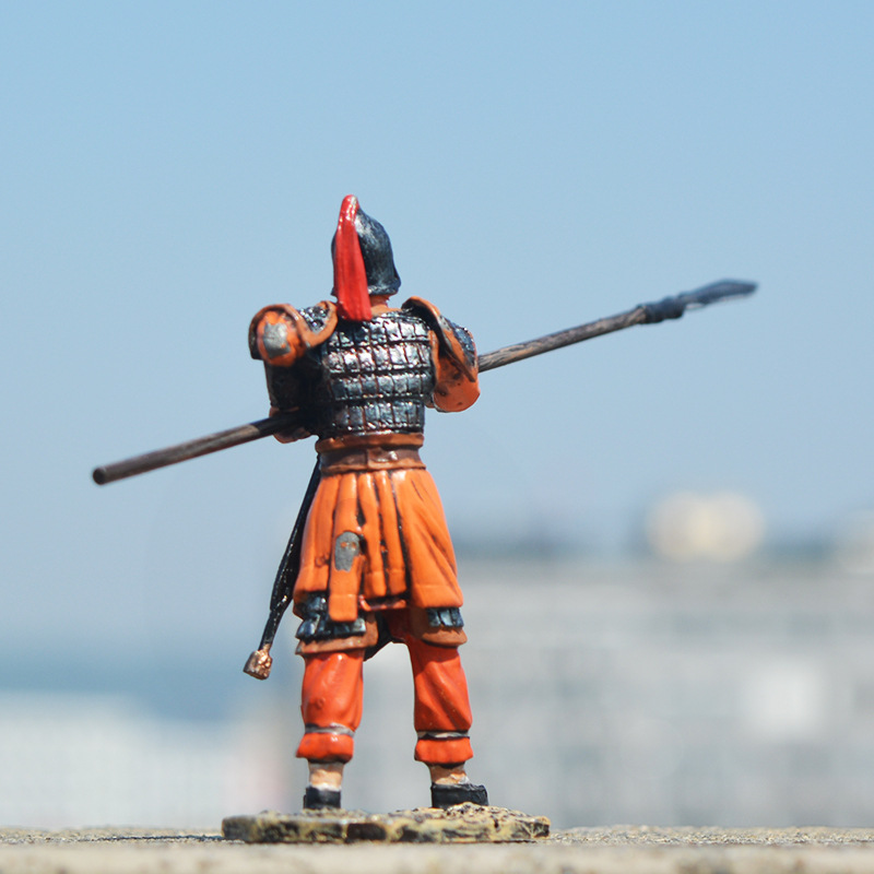 三国演义历小人物摆件1/30金属士兵古代人物场景模型潮玩公仔手办