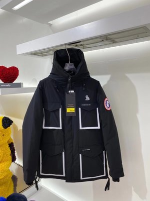 猫头鹰联名ovo cg加拿大反光男女同款鹅绒保暖情侣冬季连帽羽绒服