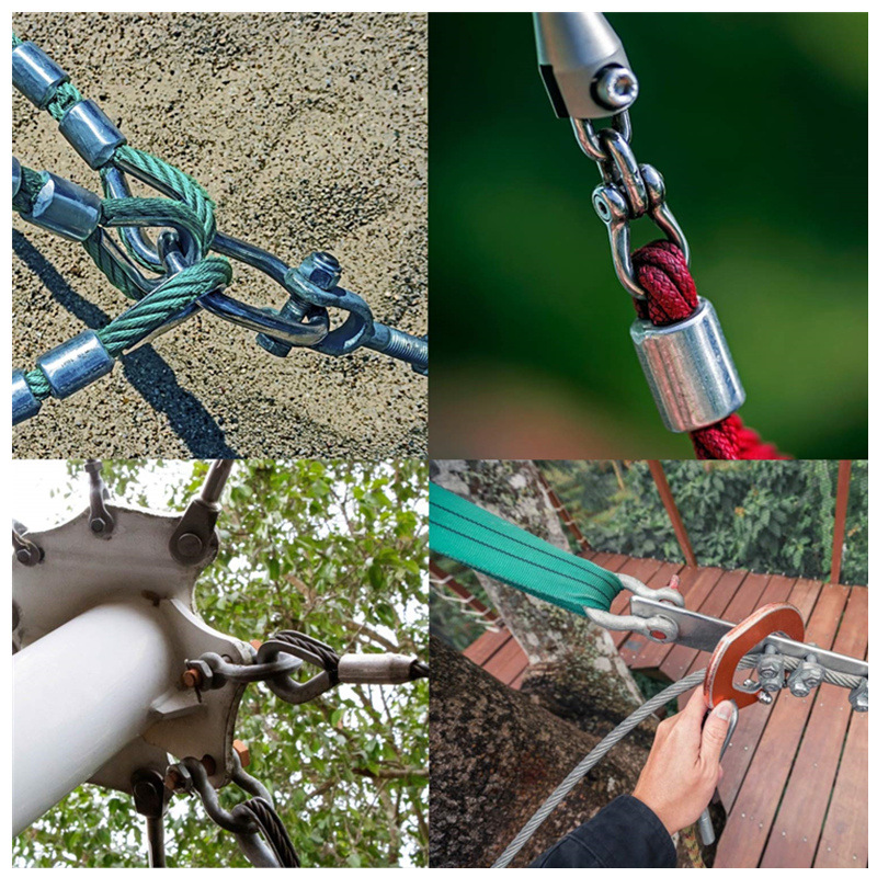 304不锈钢d型卸扣u型钢扣链条扣背包扣挂钩马蹄环插销d环m6合金钢