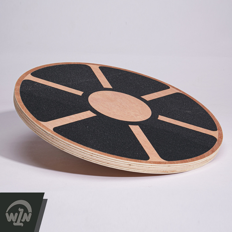 训练踏板瑜伽平衡盘 瑜伽健身锻炼平衡板 木质瑜伽训练防滑平衡