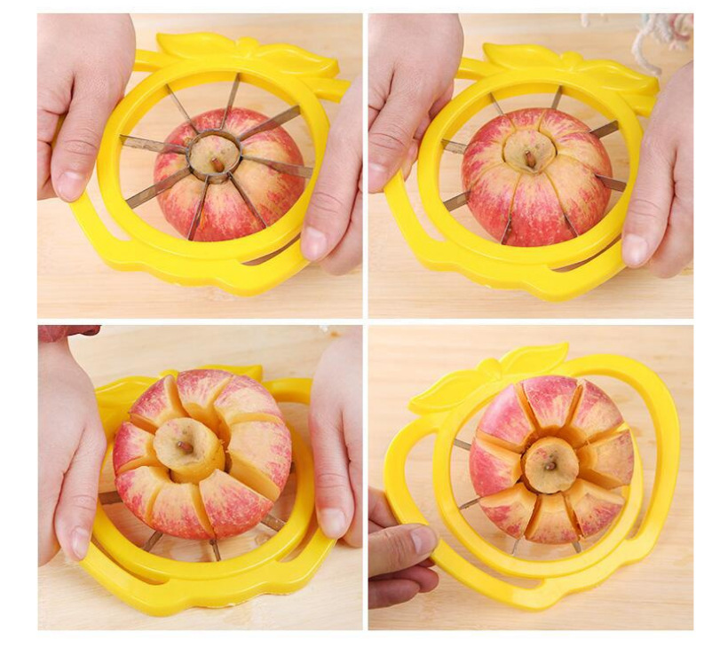 创意家居 大号多功能不锈钢切苹果器 水果切 去核 厨房小工具2