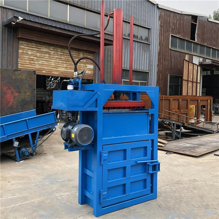 液压编织袋压缩打捆机 旧衣服布条回收压包机