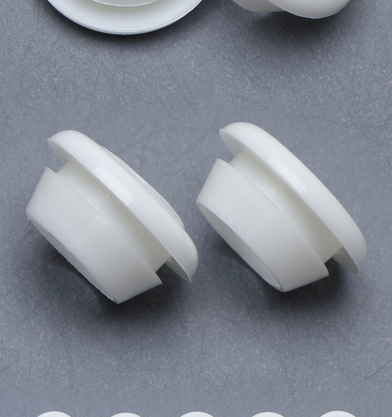 新型快装防尘护线圈黑色锥形橡胶出线环卡扣式过线圈密封圈保护套