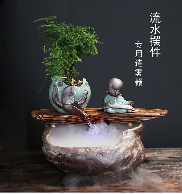 厂家直销雾化头造雾景观假山流水喷雾鱼缸水池起雾器喷泉雾化造景