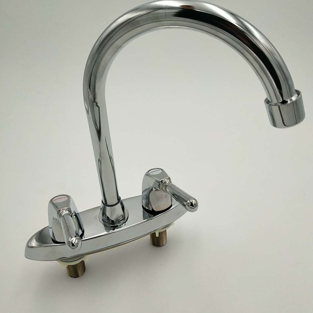 厂家直销 双开双把双孔水龙头 洗脸盆厨房菜盆面盆冷热水龙头