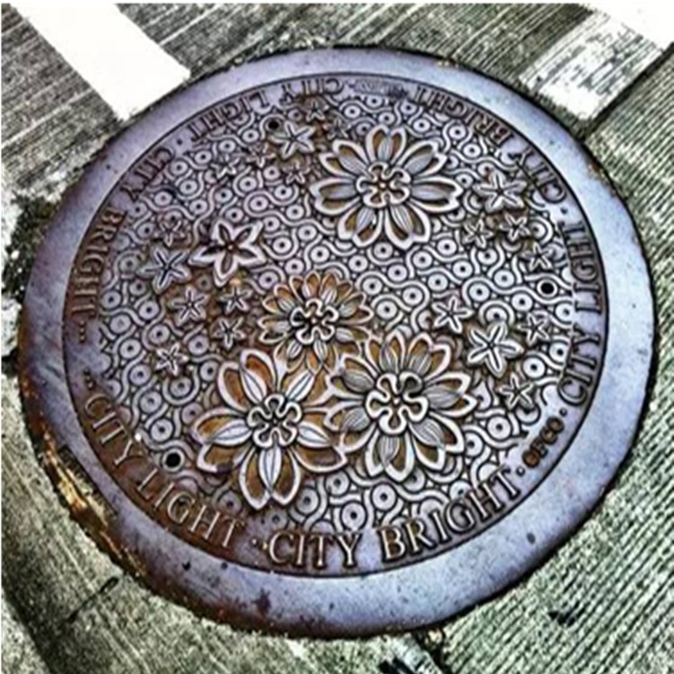 铜井盖仿铜窨井盖仿古铜井盖艺术井盖花纹井盖生产厂家
