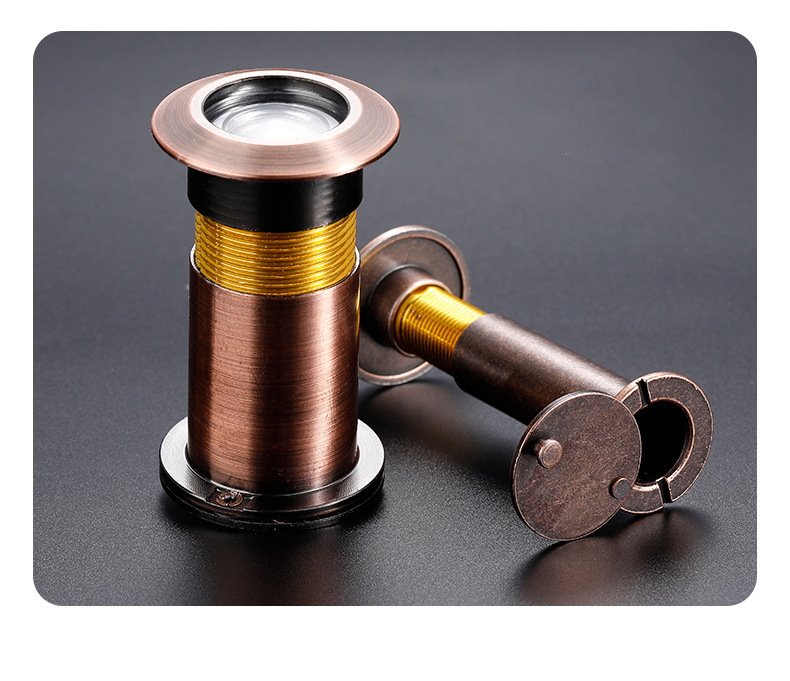 金羚 防盗门猫眼 门镜高清玻璃镜片广角防撬家用酒店门宾馆门羊眼