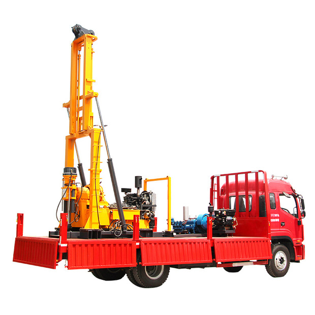 液压岩心水井钻机车载打井机勘探取芯吃水井汽车钻机600米钻井机