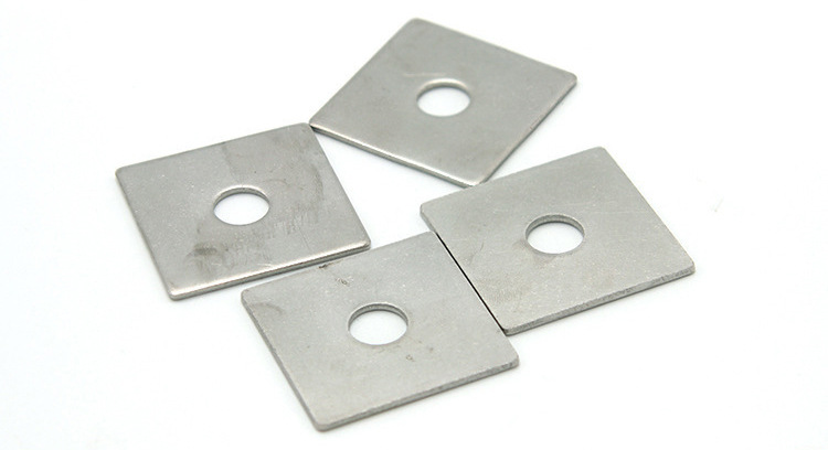 标准304不锈钢方垫圈 超薄金属平垫圈 各类非标垫片 m8-m20