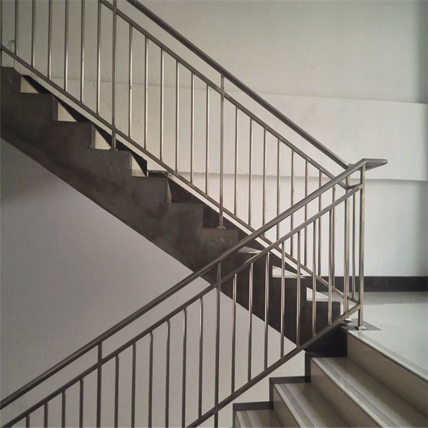 公共楼梯栏杆铝合金平台玻璃栏室内外楼梯阳台玻璃栏杆 栏板 扶手