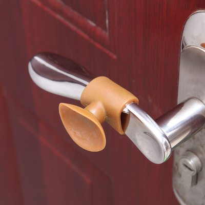 门后门把手静音防撞垫 防磕碰门把手防护垫 吸盘式门后消音防碰垫