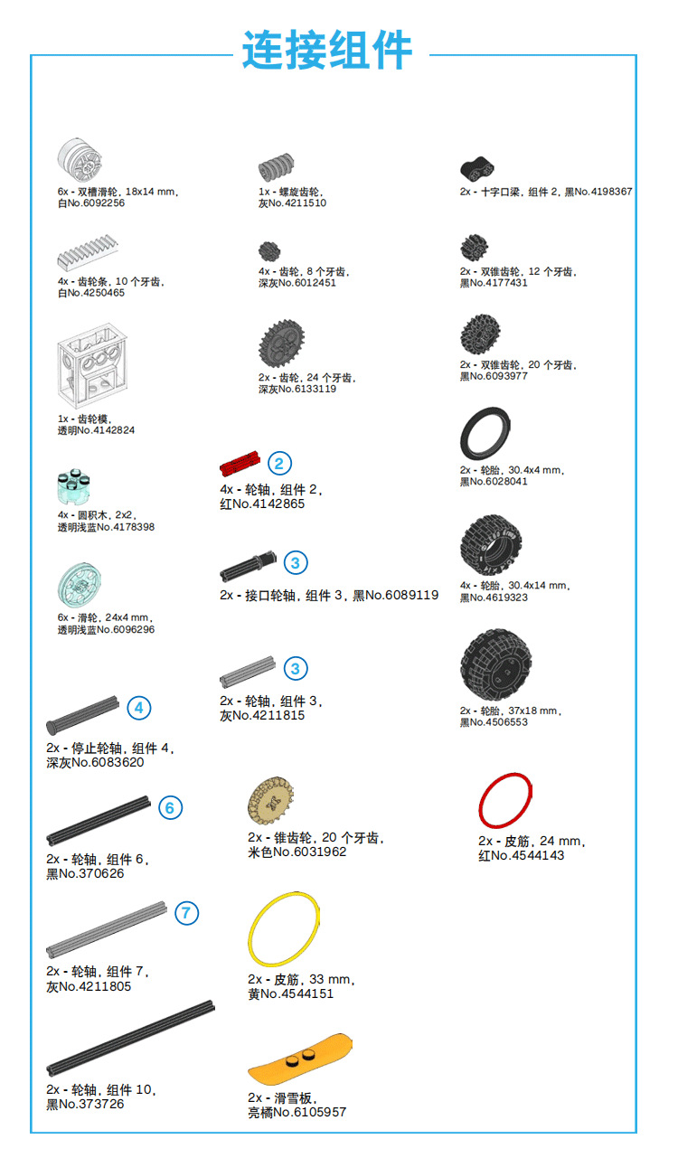 wedo教具清单图片