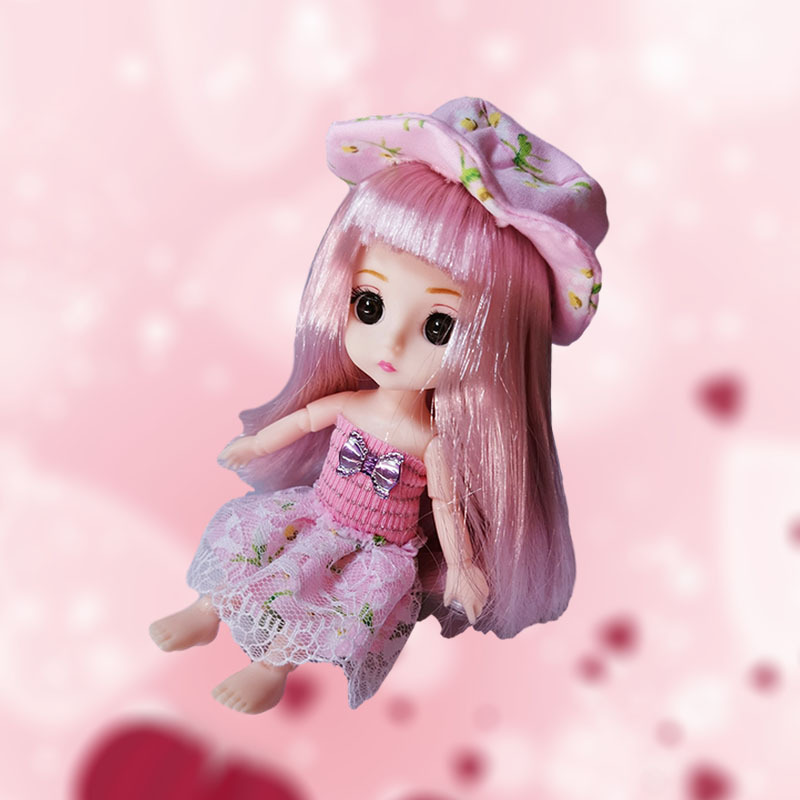 叮小马16厘米公主娃娃13关节6寸摆地摊过家家女孩高档玩具