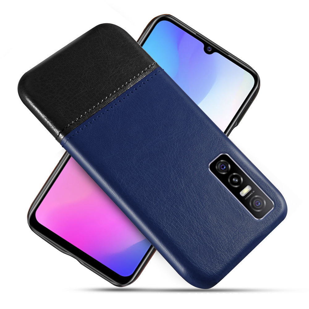 工厂批发适用于vivo s7e 手机壳手机套 vivo s7e 拼接拼皮保护套